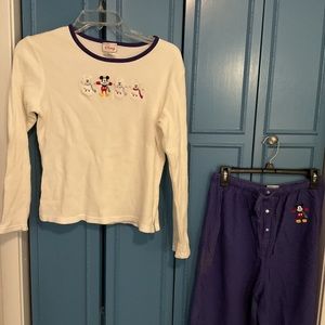 Vintage Disney Mickey Pajama Set